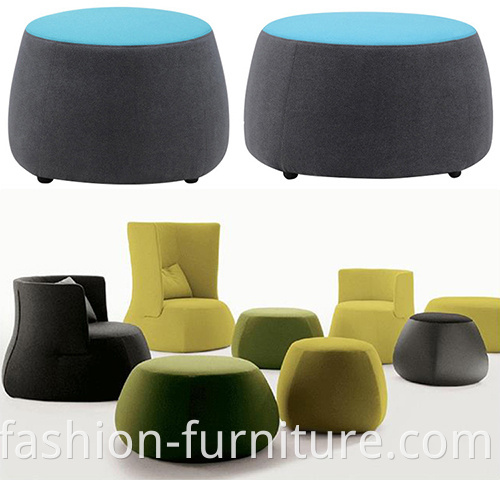 Upholstered Stool Ottoman